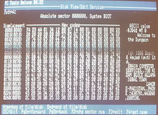 This is the world's first computer virus.