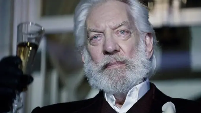 Donald Sutherland nearly died on the set of a movie.