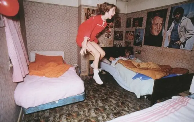  A photo of Janet Hodgson taken in 1977 during the Enfield Haunting.