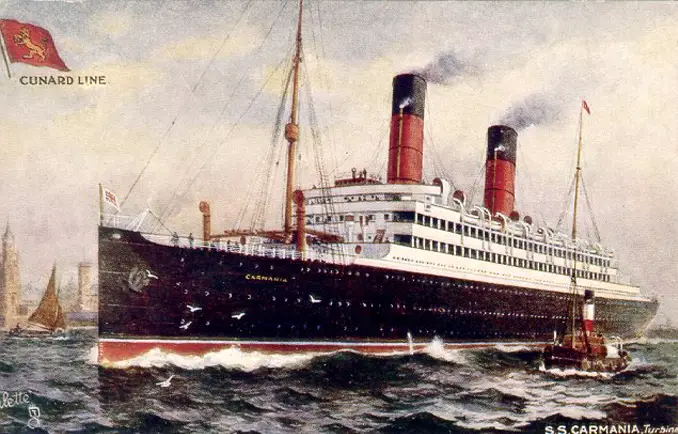 The RMS Carmania.