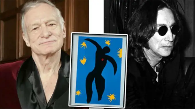 Hugh Hefner had a fight with John Lennon.