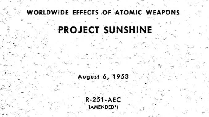 Project Sunshine is a conspiracy theory that turned out to be real