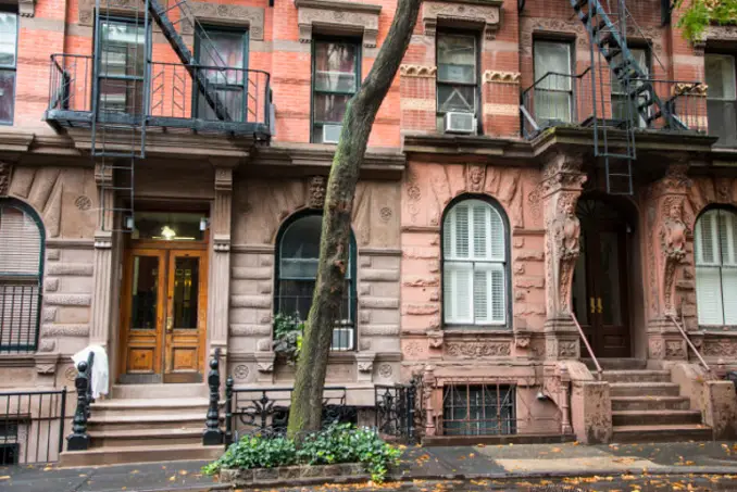 Ronald Sisman and student Elizabeth Platzman's New York apartment on West 22nd street.