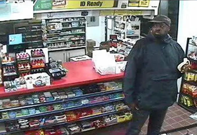 Man eats banana in Citgo Gas Station in Newington, Connecticut, USA - 10 Dumbest Criminals Of All Time