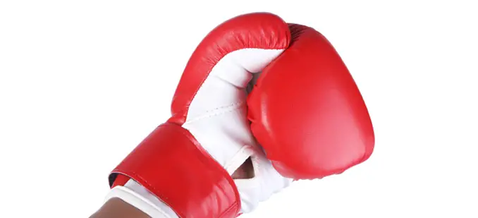 One boxing glove - 10 Dumbest Criminals Of All Time