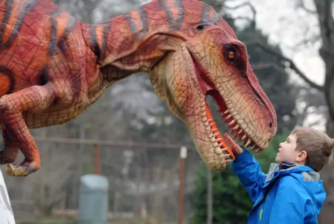 A dinosaur is definitely one of the Strangest Things Found in Shipping Containers