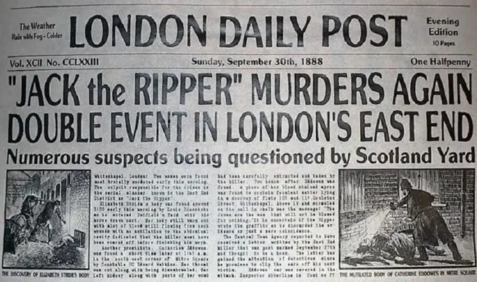 Jack The Ripper is one of many Notorious Serial Killers Who Were Never Caught