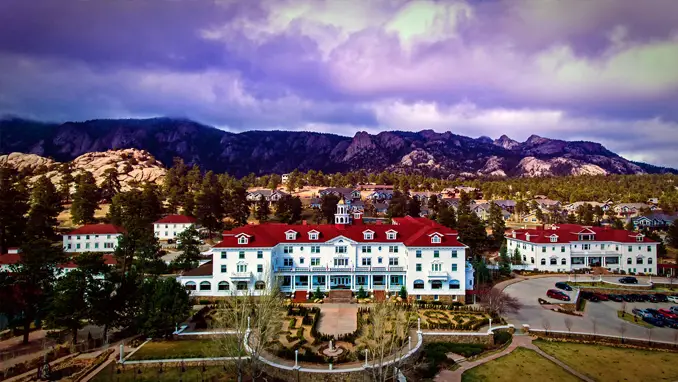 The Stanley Hotel is one of many haunted hotels throughout the United States