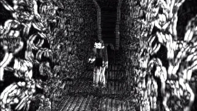 A still taken from Sad Satan, a video game that originated in the dark web