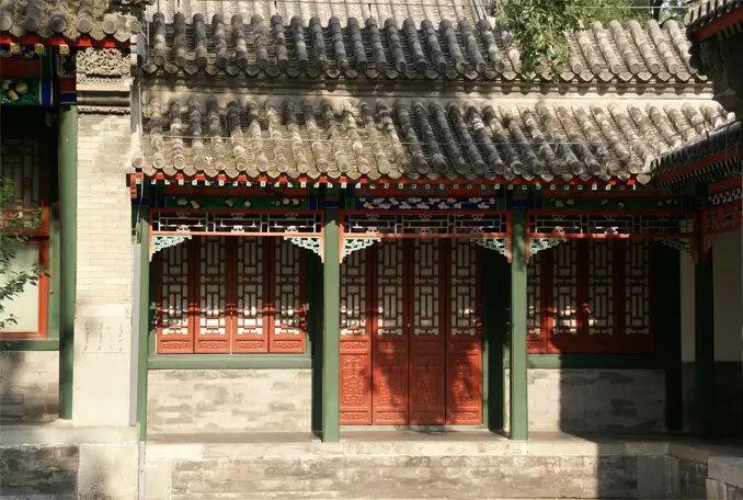 Tea house in Beijing China