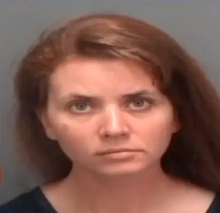 Mugshot of teacher Danielle Harkins. She was involved in a series of eerie mysteries. 