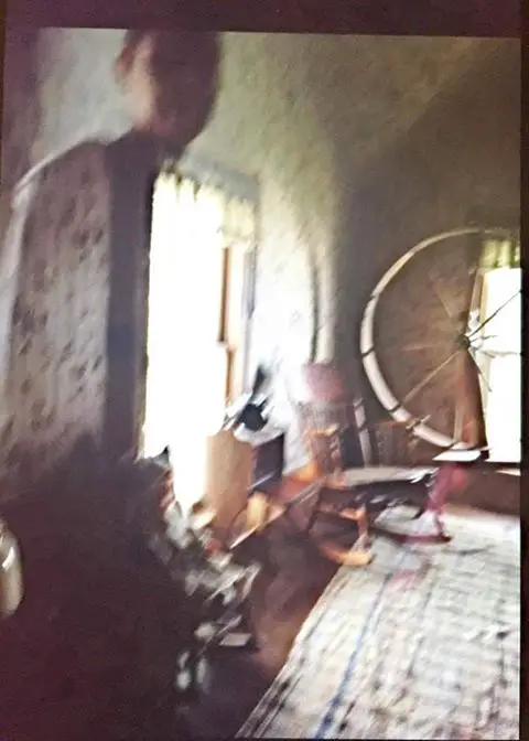 Is this a ghost captured on film in an old house in Burlington Colorado?