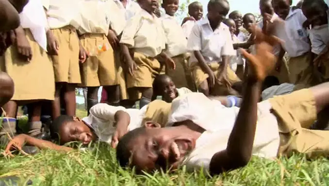 Tanganyika laughter epidemic, an explample of mass hysteria.