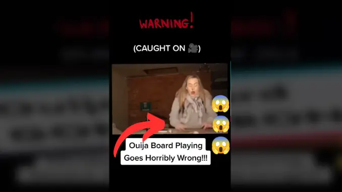 Ouija board experience